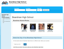 Tablet Screenshot of boardmanhighschool.net